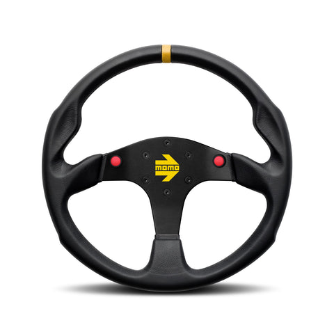 Mod.80 EVO Steering Wheel - Black Leather