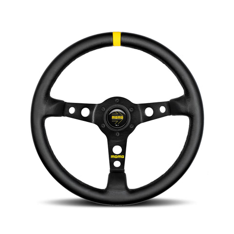 Mod.07 Steering wheel - Black Leather